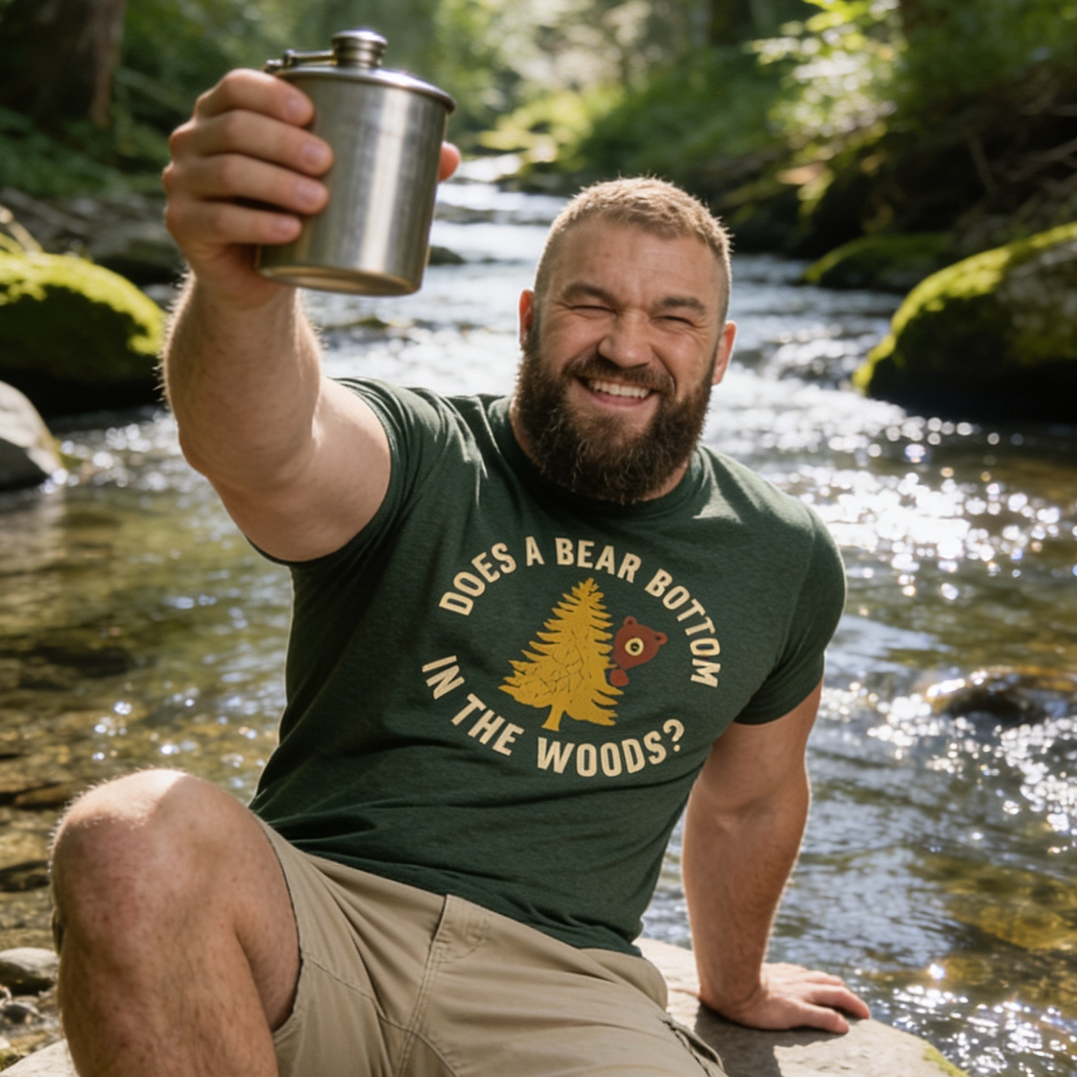 Does a Bear Bottom in the Woods? Tee