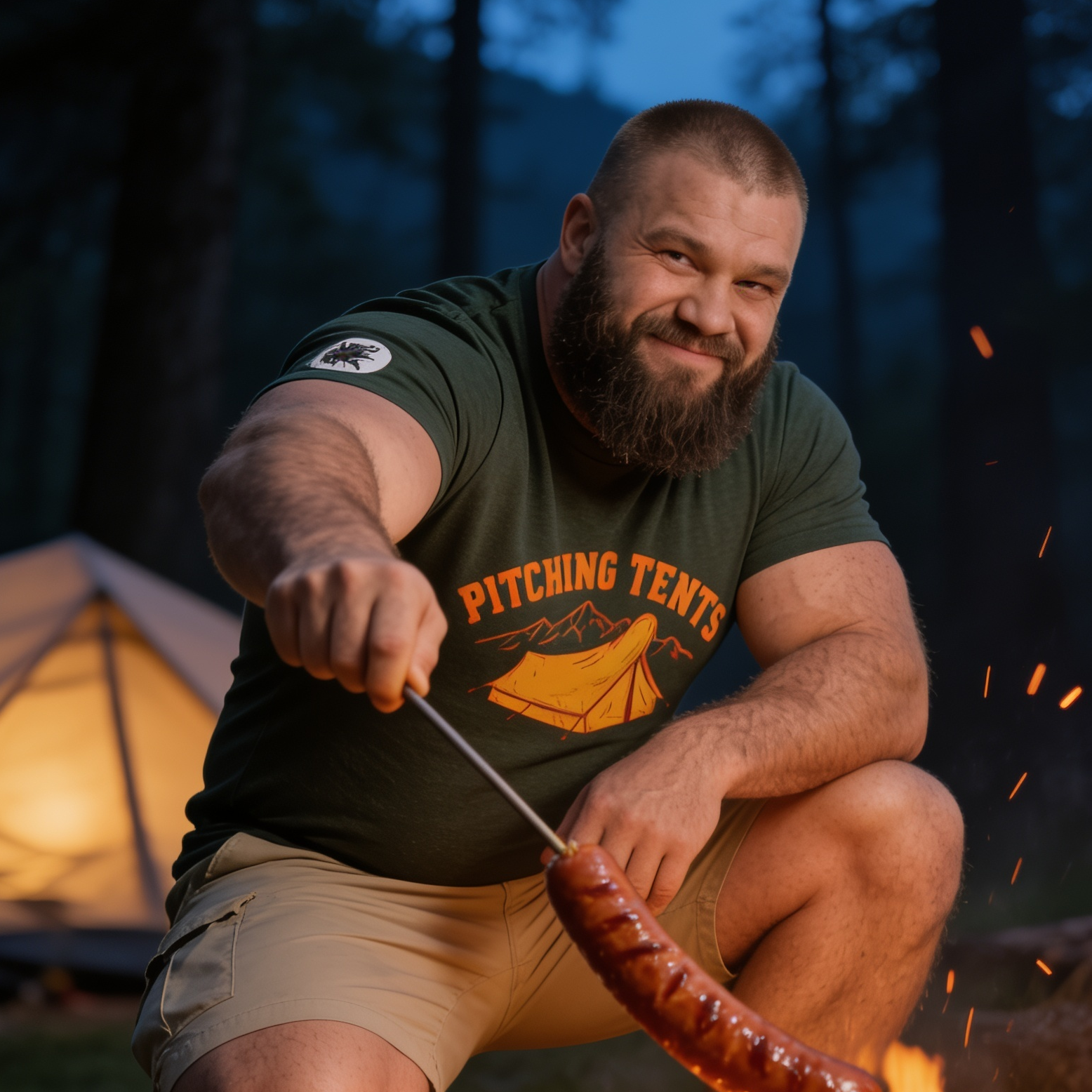 Pitching Tents Tee