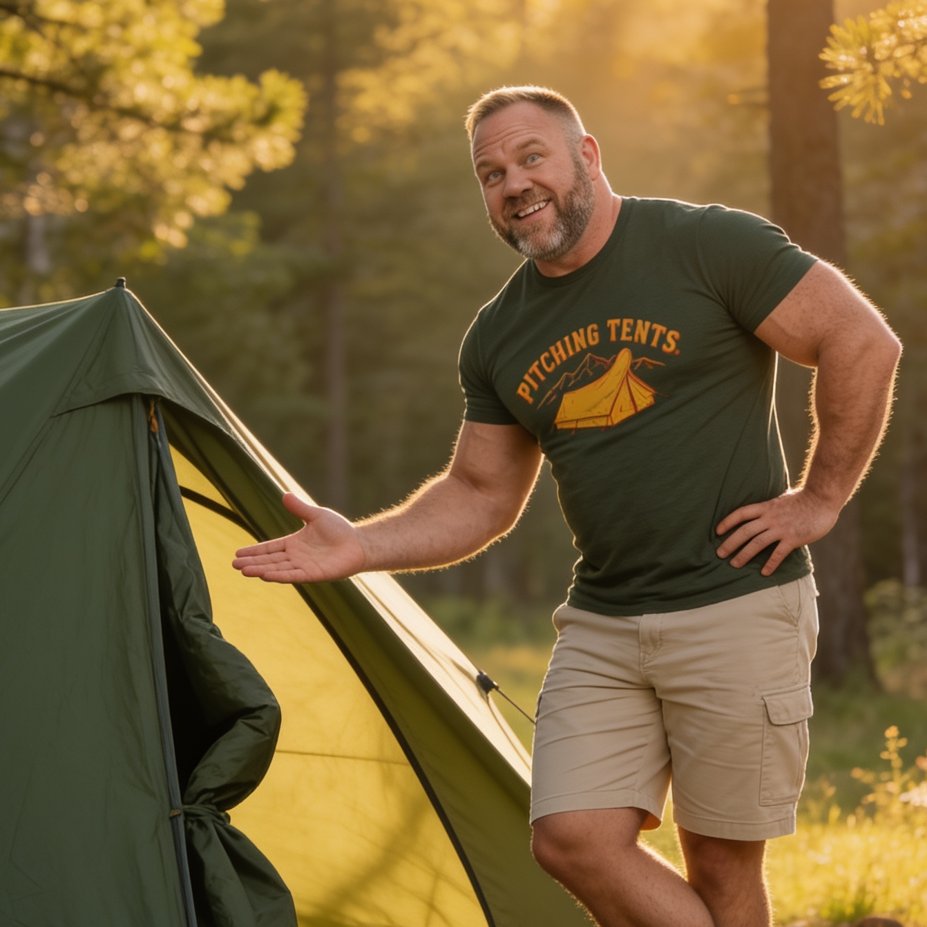 Pitching Tents Tee
