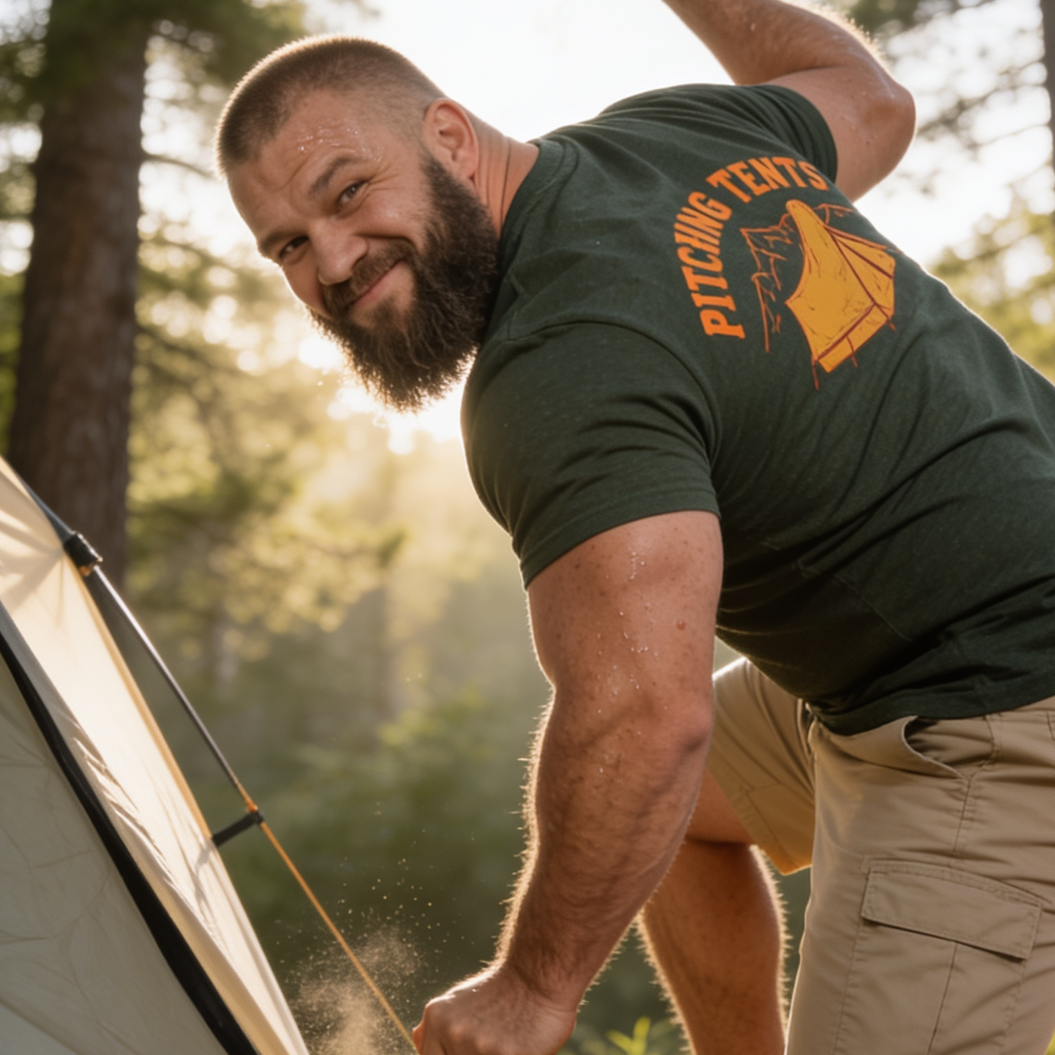 Pitching Tents Tee