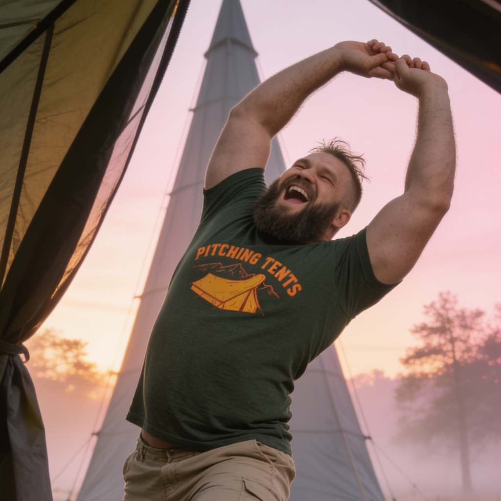 Pitching Tents Tee