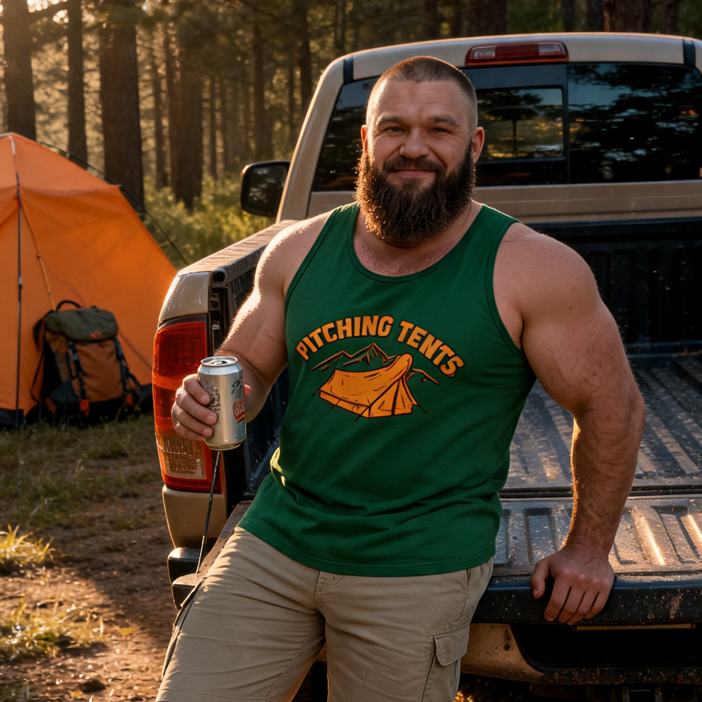 Pitching Tents Tank